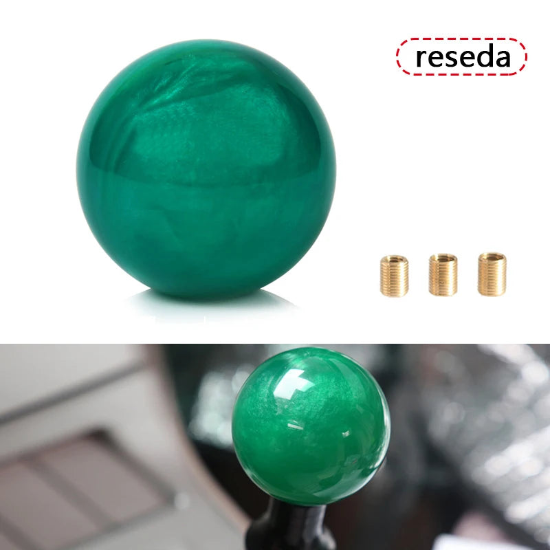 Racing Marble Style Gear Shift Knob with Universal Fit Adapters