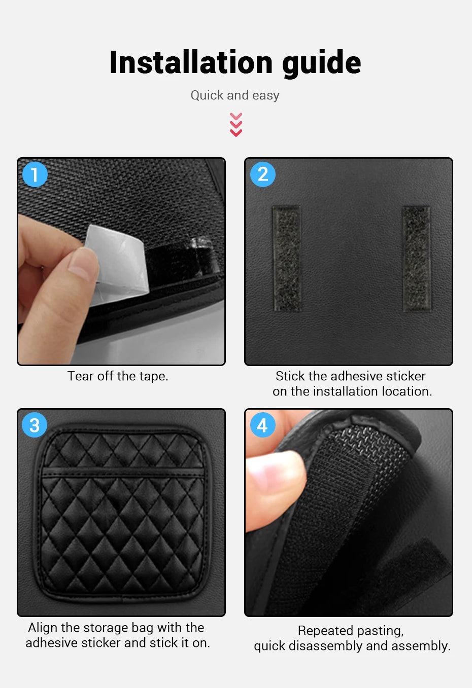 Multifunction Car Organizer Pocket Bag – Storage Pouch for Cards, Phone, Keys