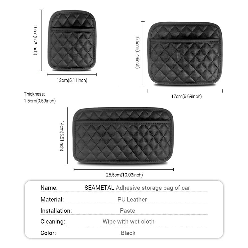 Multifunction Car Organizer Pocket Bag – Storage Pouch for Cards, Phone, Keys