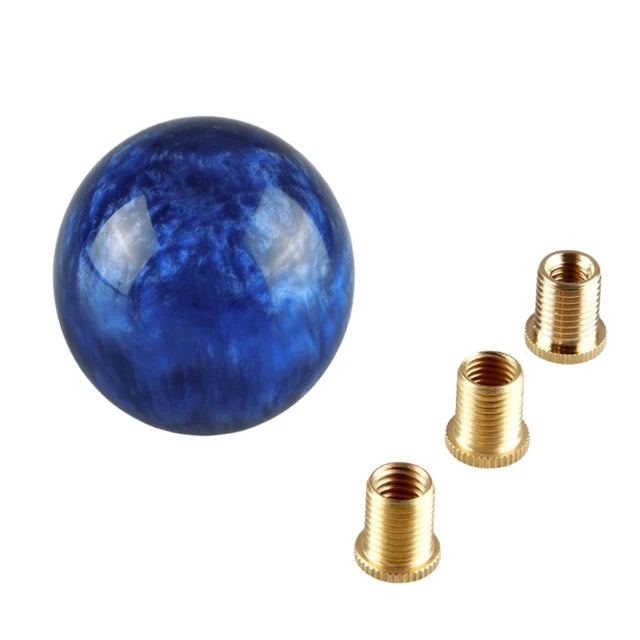 Racing Marble Style Gear Shift Knob with Universal Fit Adapters