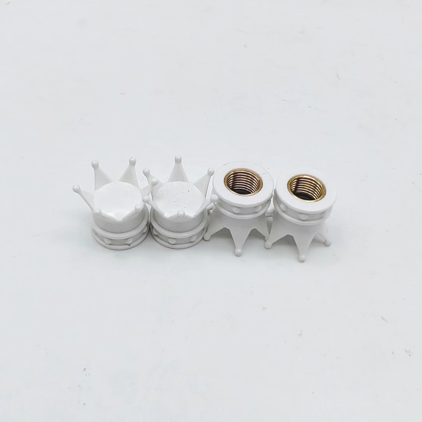 4 Piece Tire Valve Cap Set Dustproof Covers for Car Motorcycle Bike or Truck