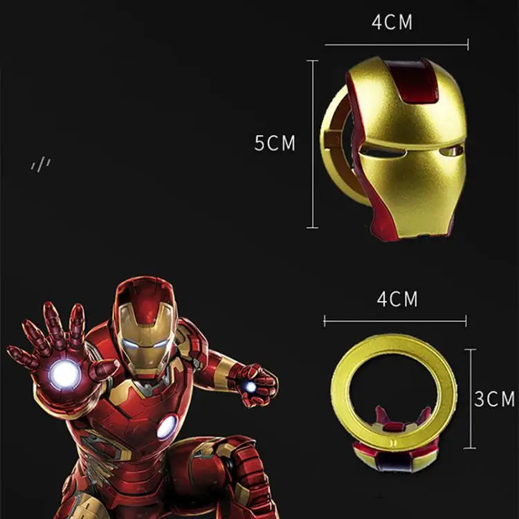 Superhero Car Ignition Button Cover Sticker Set Decorative Trim for Start Switch