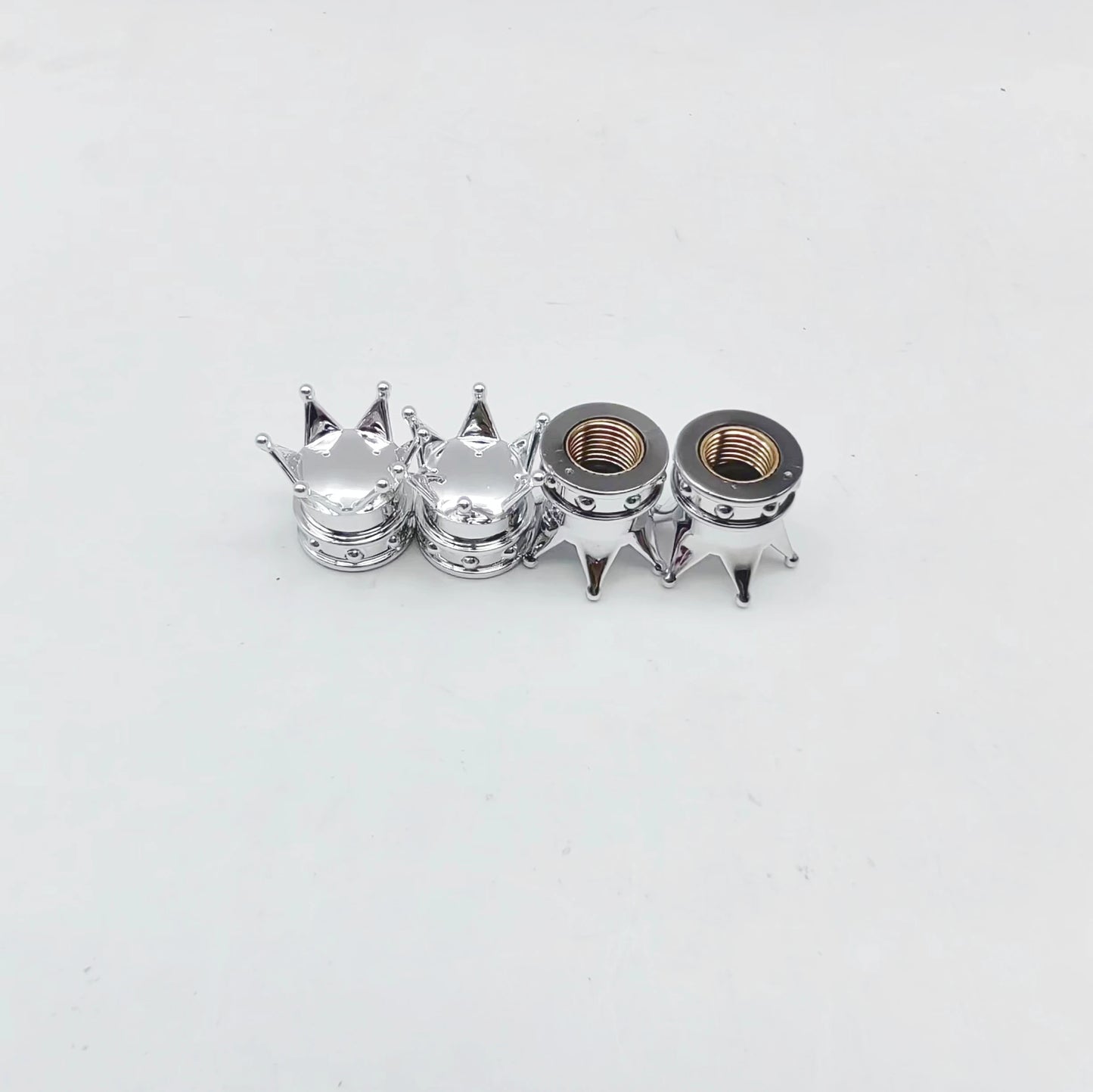 4 Piece Tire Valve Cap Set Dustproof Covers for Car Motorcycle Bike or Truck