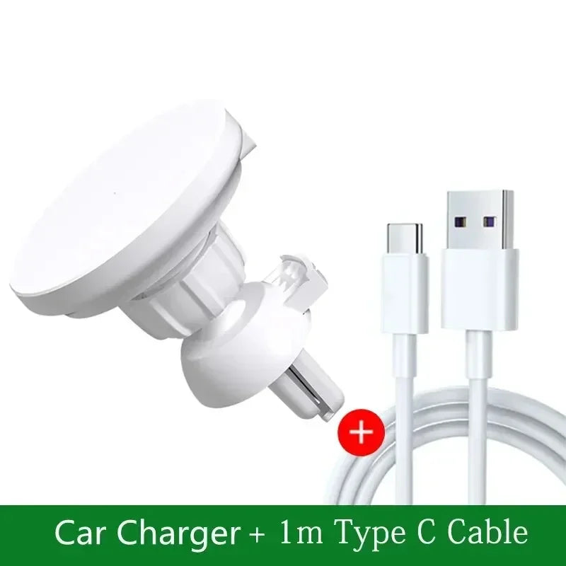 30W Magnetic Wireless Car Charger with Air Vent Mount for iPhone 12 13 14 and 15 Series