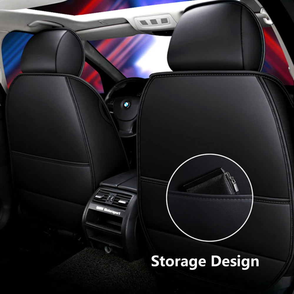 Universal Faux Leather Car Seat Cover with Comfortable Fit and Easy Clean Surface for Most Vehicles