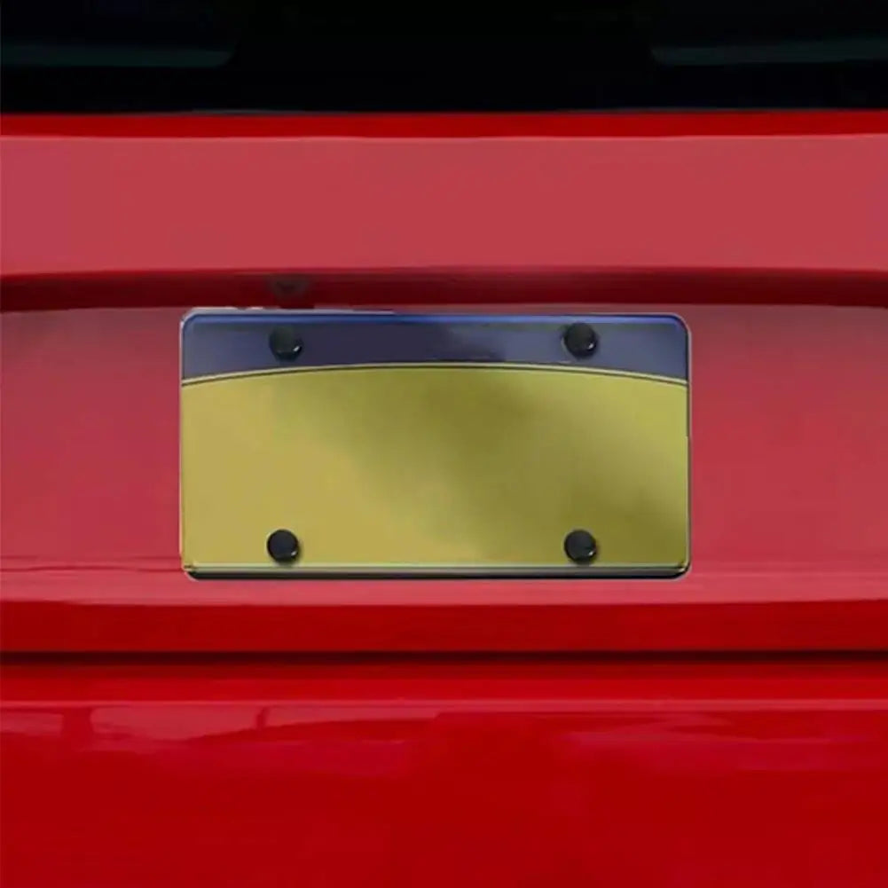 License Plate Privacy Cover – Tinted Camera Blocker Frame for Car License Tag