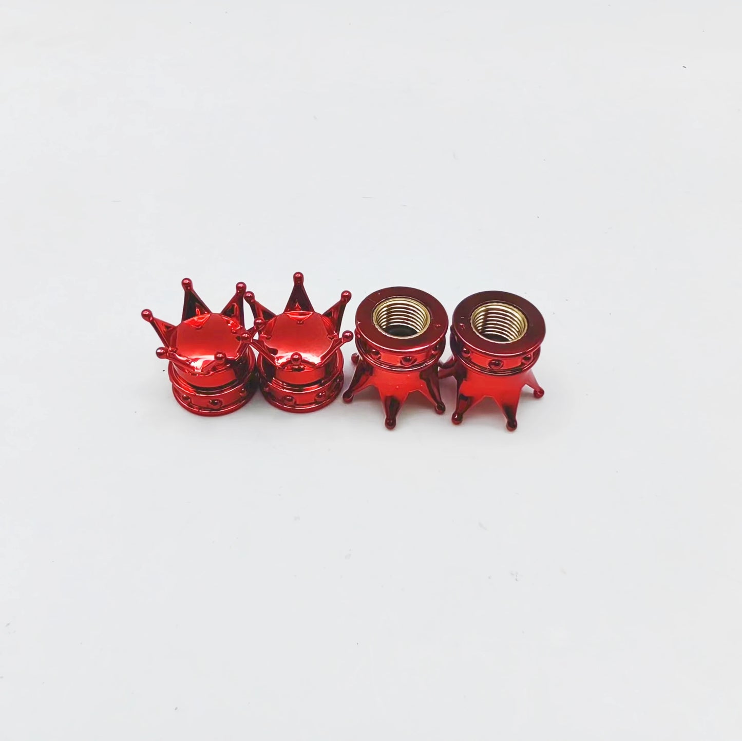 4 Piece Tire Valve Cap Set Dustproof Covers for Car Motorcycle Bike or Truck
