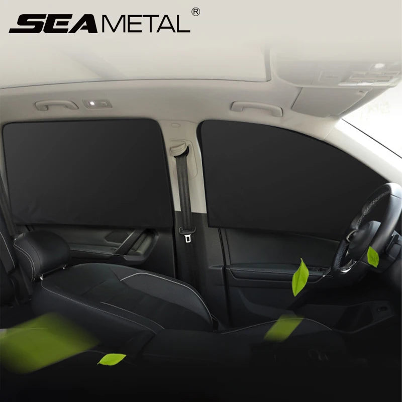 2PCS Privacy & UV Protection Sun Shades for Front and Rear Windows