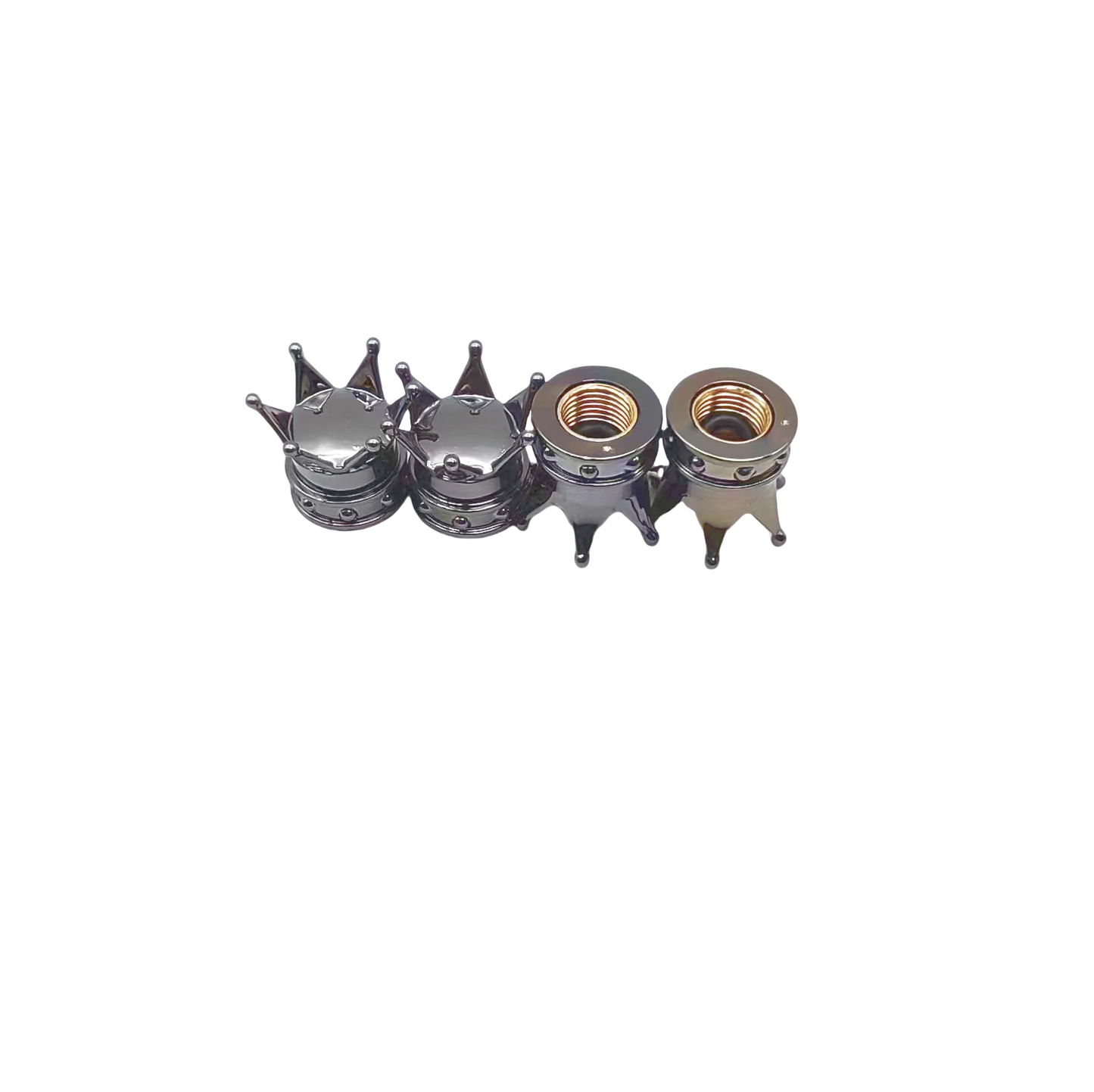 4 Piece Tire Valve Cap Set Dustproof Covers for Car Motorcycle Bike or Truck