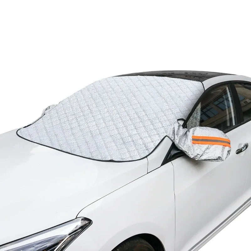 Waterproof Magnetic Car Windshield Sunshade – Snow & Sun Protector Front Windscreen Cover