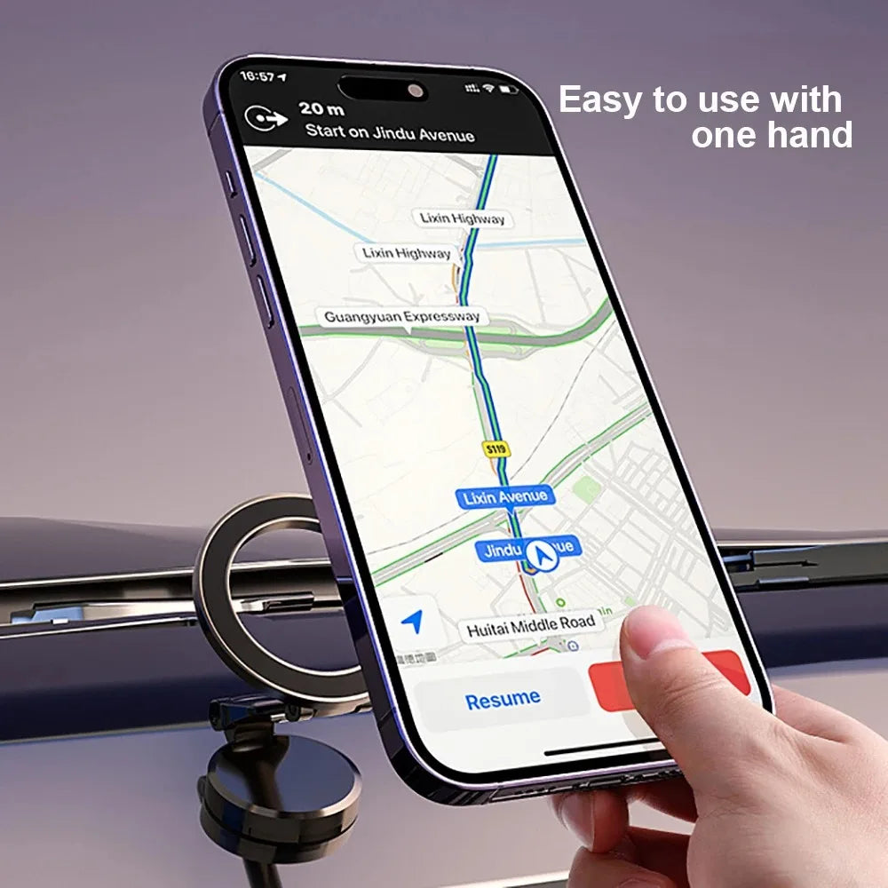 Magnetic Car Phone Mount Compatible With All Smartphones