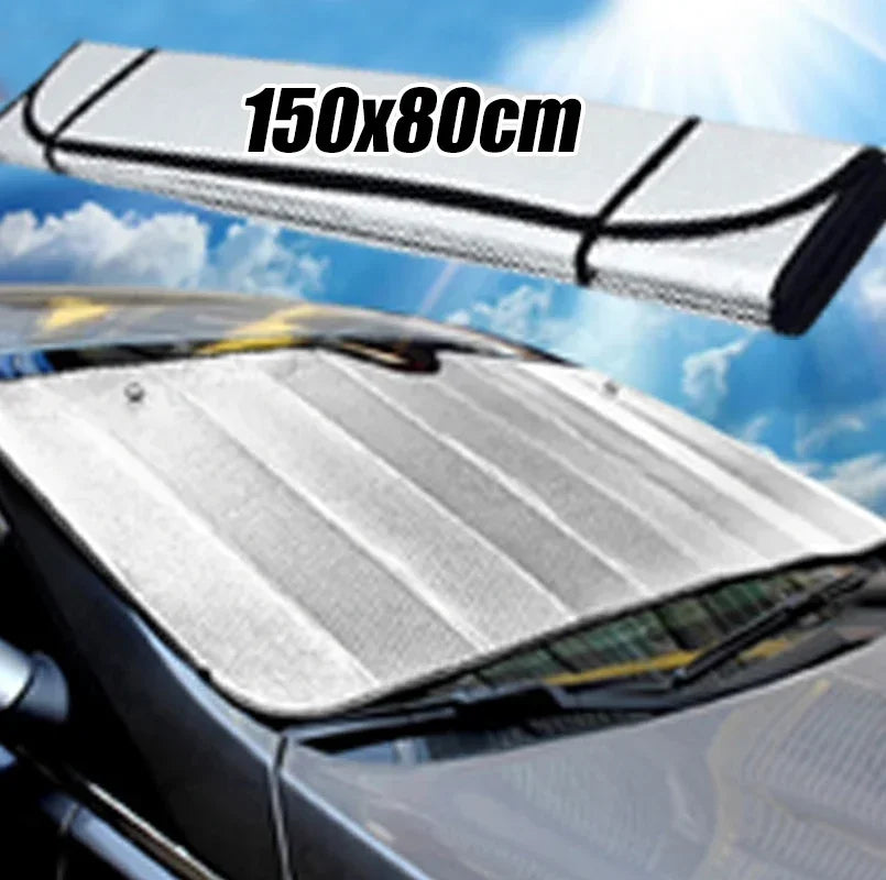 Foldable Aluminum Car Windshield Sunshade UV and Heat Protection