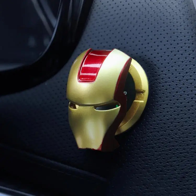 Superhero Car Ignition Button Cover Sticker Set Decorative Trim for Start Switch