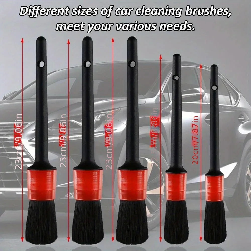 Car Detailing Brush Set – Ultimate Auto Cleaning Kit for Vents, Gaps & Air Outlets
