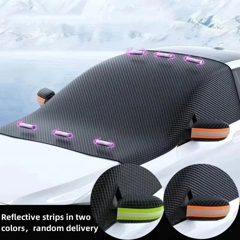 Car Windshield Snow Cover – Ice & Snow Protector for Front Window