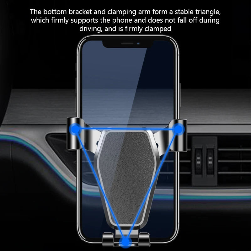 Universal Multi-Function Car Phone Holder for Dashboard Sun Visor and Mirror