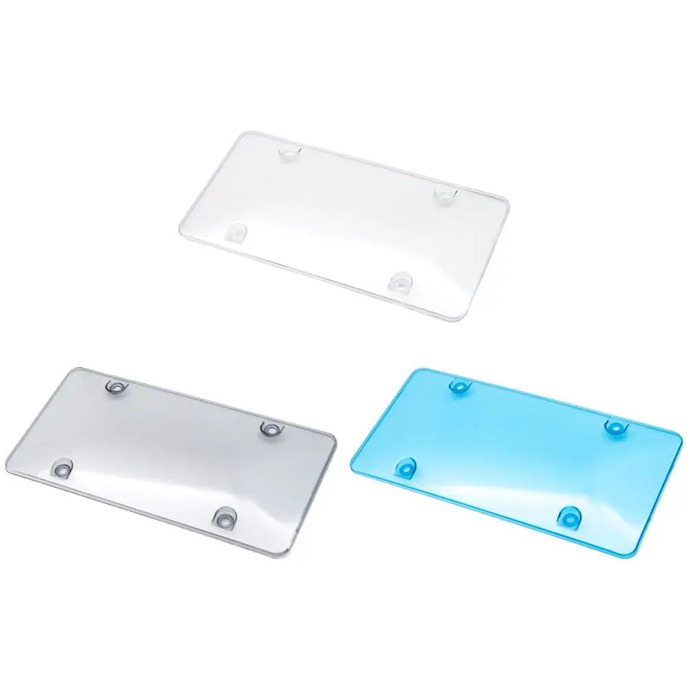 License Plate Privacy Cover – Tinted Camera Blocker Frame for Car License Tag