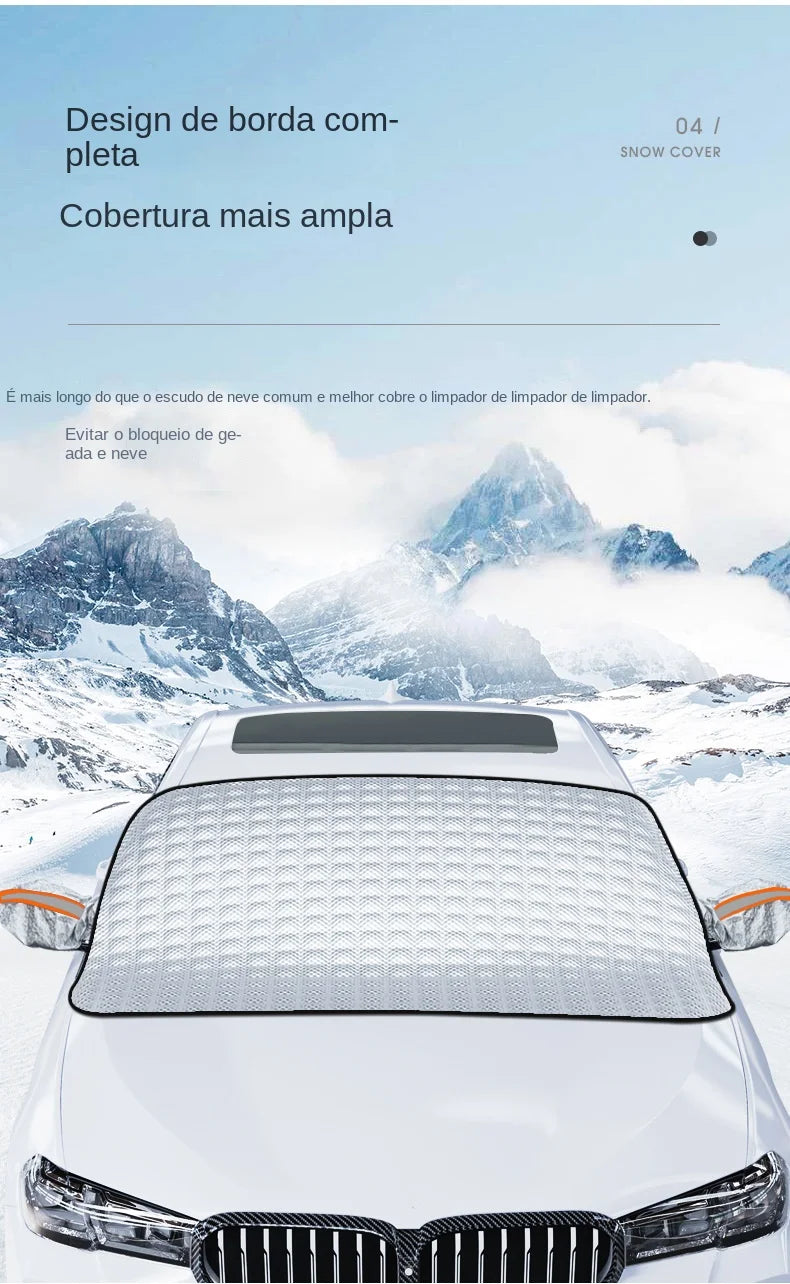 Waterproof Magnetic Car Windshield Sunshade – Snow & Sun Protector Front Windscreen Cover