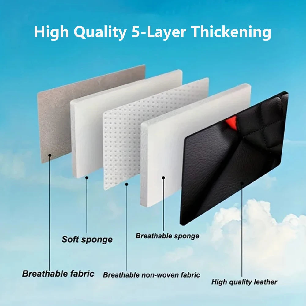 Universal Faux Leather Car Seat Cover with Comfortable Fit and Easy Clean Surface for Most Vehicles