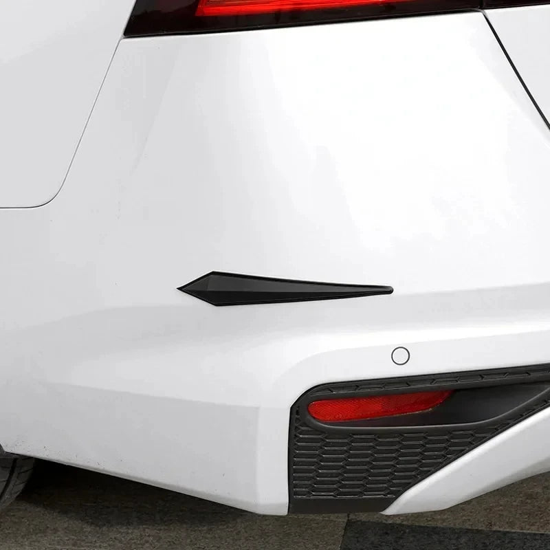 4PCS Car Anti-Scratch Protective Stickers – Bumper, Door, Rearview Mirror Edge Guard Rubber Strips