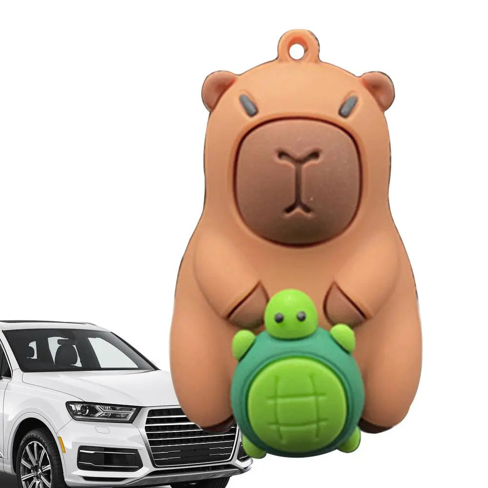 Capybara Car Air Freshener Clip – Cute Cartoon Vent Diffuser for a Refreshing Drive