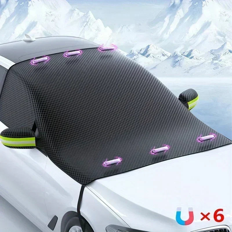 Car Windshield Snow Cover – Ice & Snow Protector for Front Window