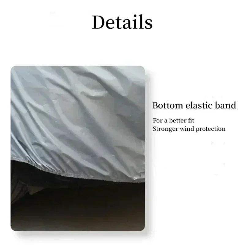 Four Seasons Full Car Cover – Waterproof, Dustproof, UV-Reflective, All-Weather Protection