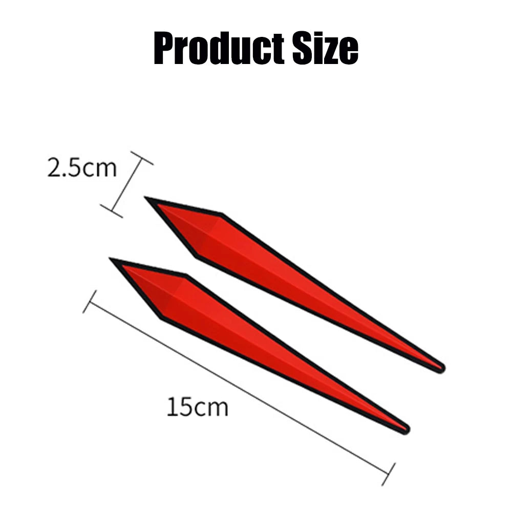 4PCS Car Anti-Scratch Protective Stickers – Bumper, Door, Rearview Mirror Edge Guard Rubber Strips