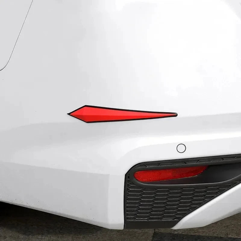 4PCS Car Anti-Scratch Protective Stickers – Bumper, Door, Rearview Mirror Edge Guard Rubber Strips