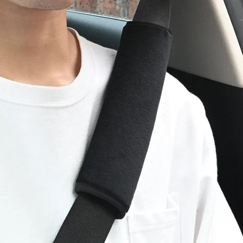 2PC Universal Adjustable Car Safety Belt Covers – Shoulder Strap Protector Pads