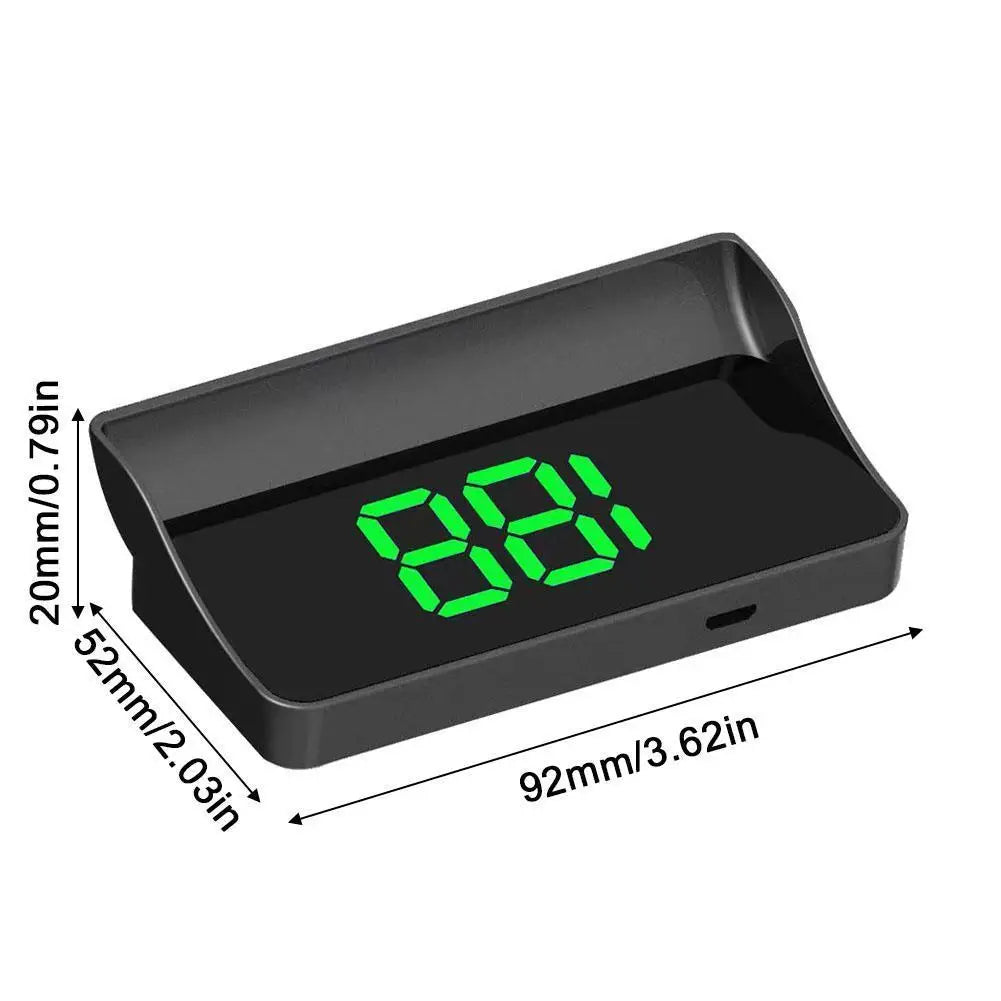 Car Head-Up Display (HUD) – Digital KMH Speedometer GPS Projector for Windshield