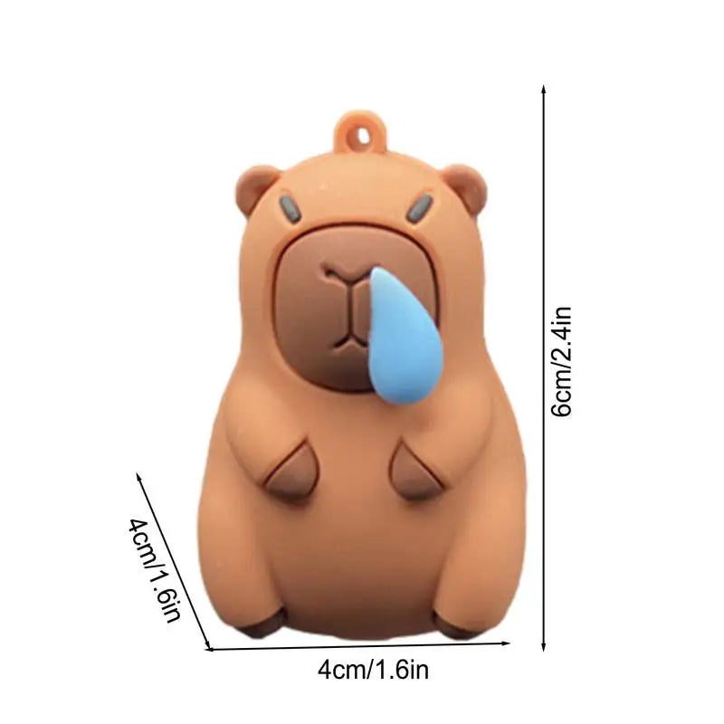 Capybara Car Air Freshener Clip – Cute Cartoon Vent Diffuser for a Refreshing Drive