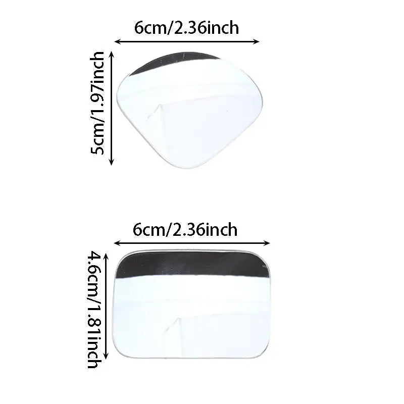 Car Rearview Mirror 360° Adjustable Wide-Angle Blind Spot & Reversing Assist Mirror