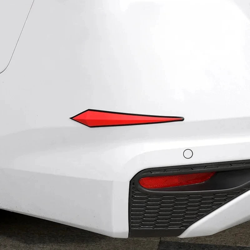 4PCS Car Anti-Scratch Protective Stickers – Bumper, Door, Rearview Mirror Edge Guard Rubber Strips