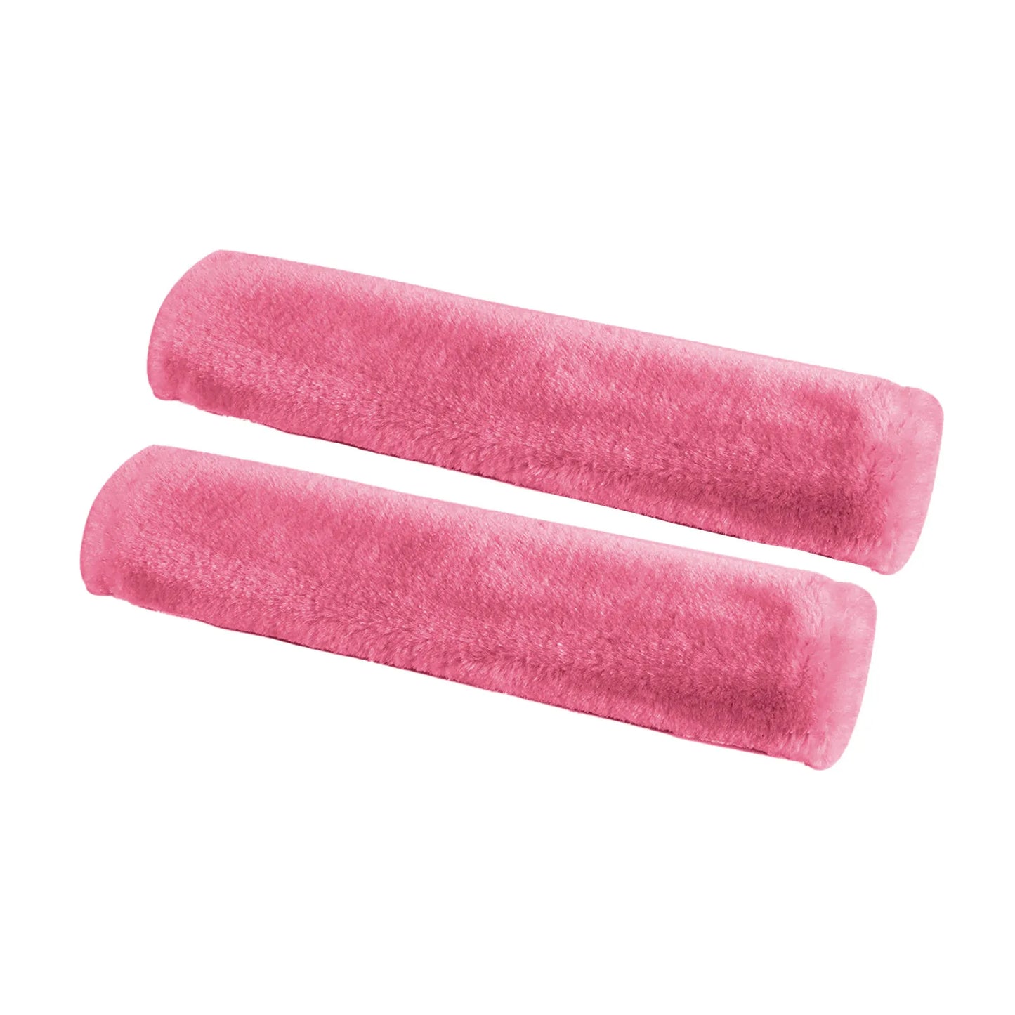 2PCS Soft Faux Sheepskin Car Seat Belt Covers – Shoulder Pads for All Cars
