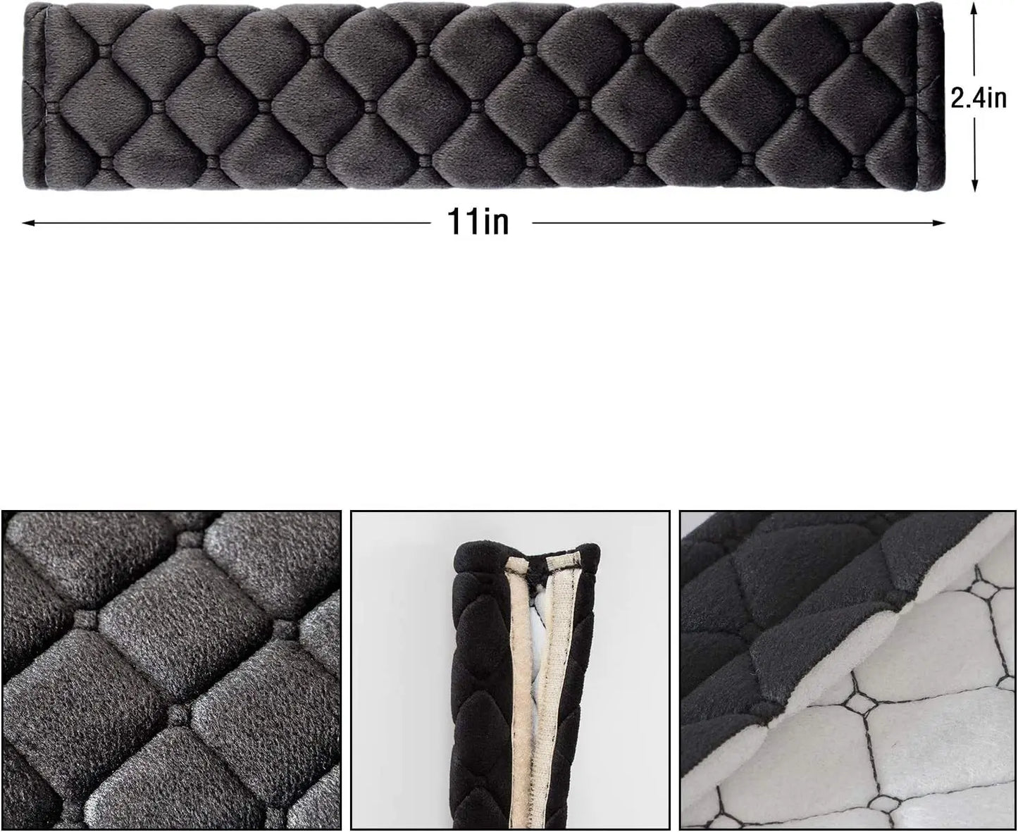 Plush Velvet Seat Belt Shoulder Pad for Cars