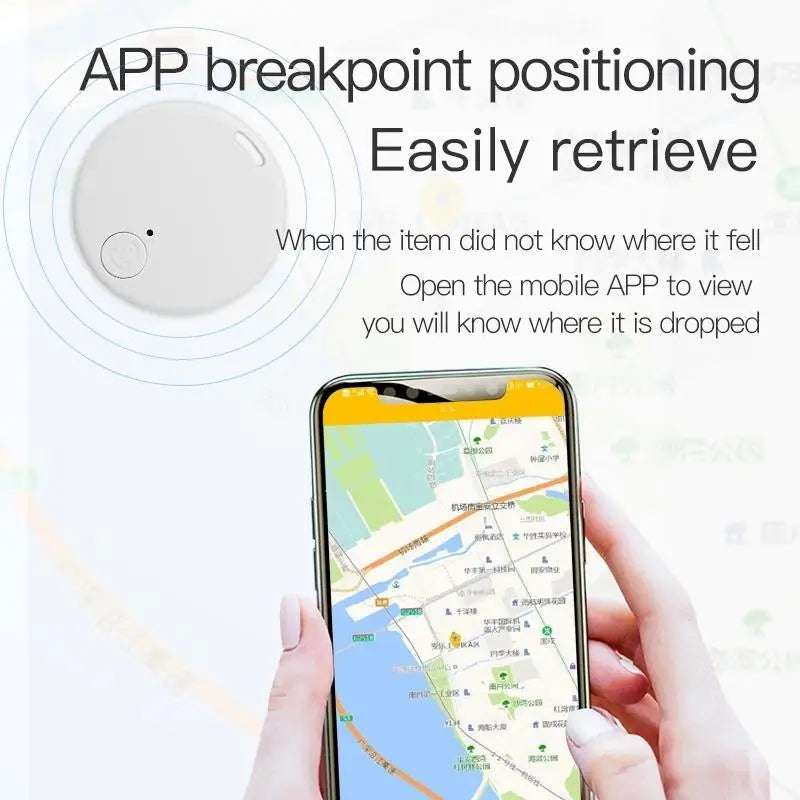 Mini GPS Locator & Anti-Lost Alarm – Bluetooth Smart Keychain Tracker for Keys, Wallets, Pets, Kids & Bags