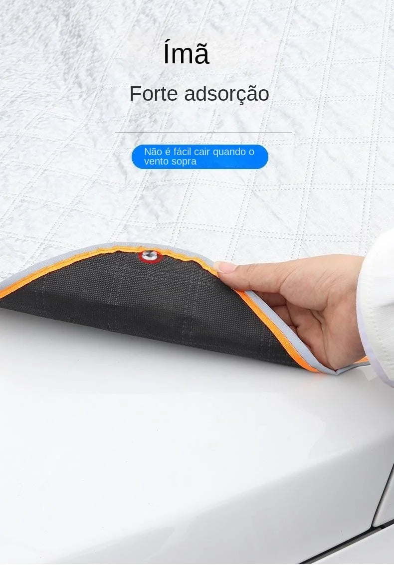 Waterproof Magnetic Car Windshield Sunshade – Snow & Sun Protector Front Windscreen Cover