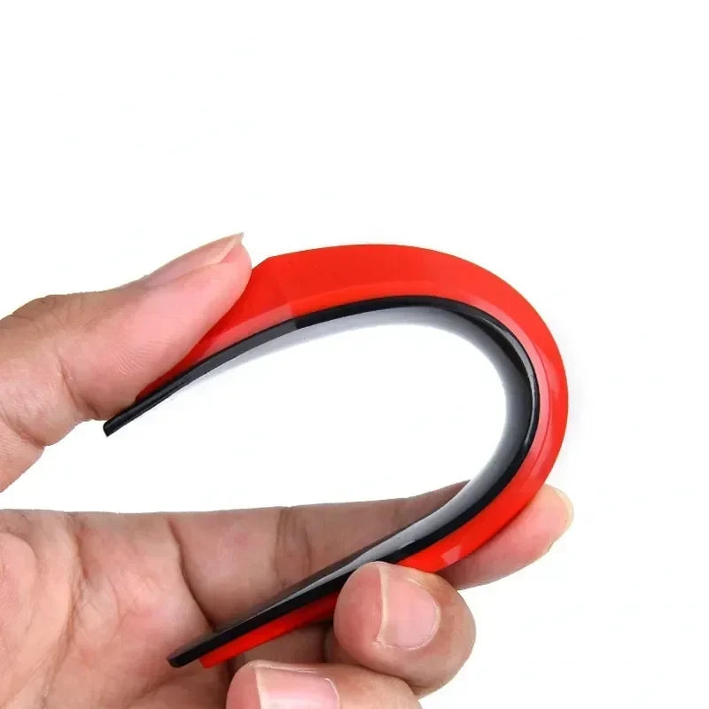 4PCS Car Anti-Scratch Protective Stickers – Bumper, Door, Rearview Mirror Edge Guard Rubber Strips