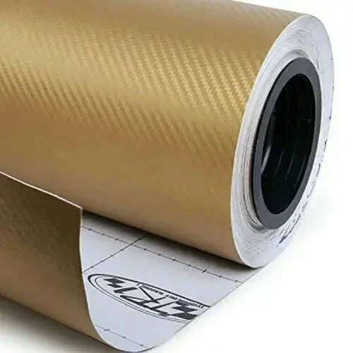3D Carbon Fiber Vinyl Wrap Roll for Car Interior Customization 30 x 127 cm