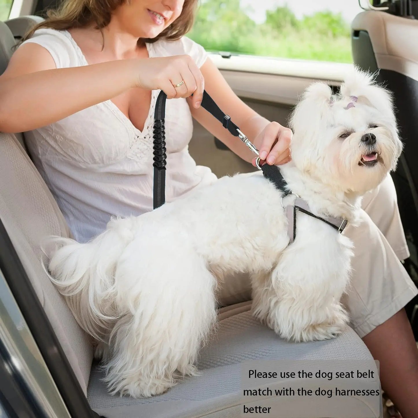 Adjustable Heavy Duty Dog Car Seat Belt