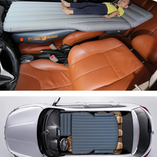 Car Travel Inflatable Mattress & Front Slope Pad – Air Bed Seat Gap Cushion for Self-Driving