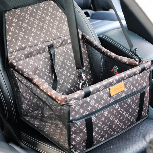 Double Thick Waterproof Mesh Hanging Pet Car Seat Bag – Folding Dog Mat & Safety Blanket