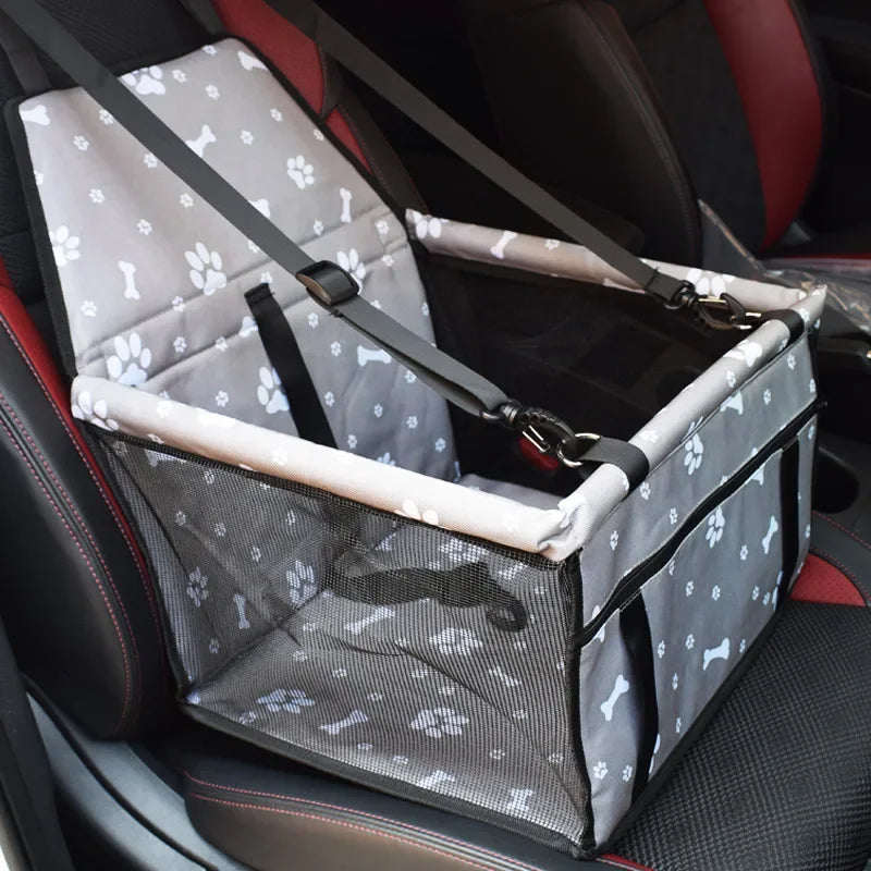 Double Thick Waterproof Mesh Hanging Pet Car Seat Bag – Folding Dog Mat & Safety Blanket