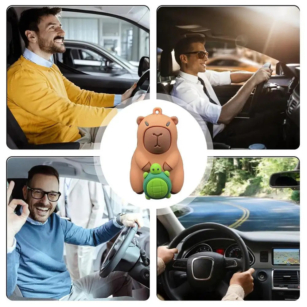 Capybara Car Air Freshener Clip – Cute Cartoon Vent Diffuser for a Refreshing Drive