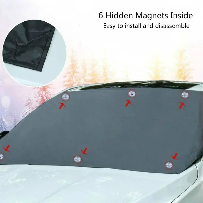 Magnetic Waterproof Car Windshield Sun and Snow Protector