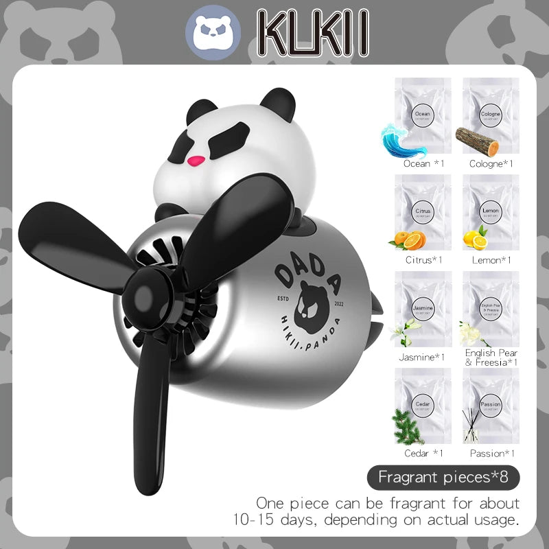 Bear Pilot Car Air Freshener Vent Clip