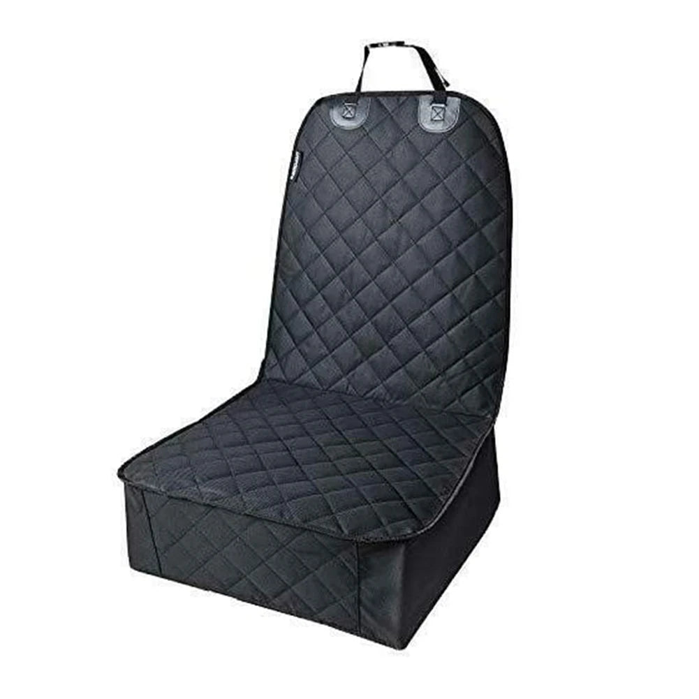 Waterproof Dog Car Seat Cover with Non-Slip Backing and Side Protection for Front or Rear Seats