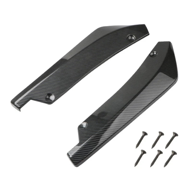 Carbon Fiber Rear Corner Guard – Universal Car Exterior Anti-Collision Accessory