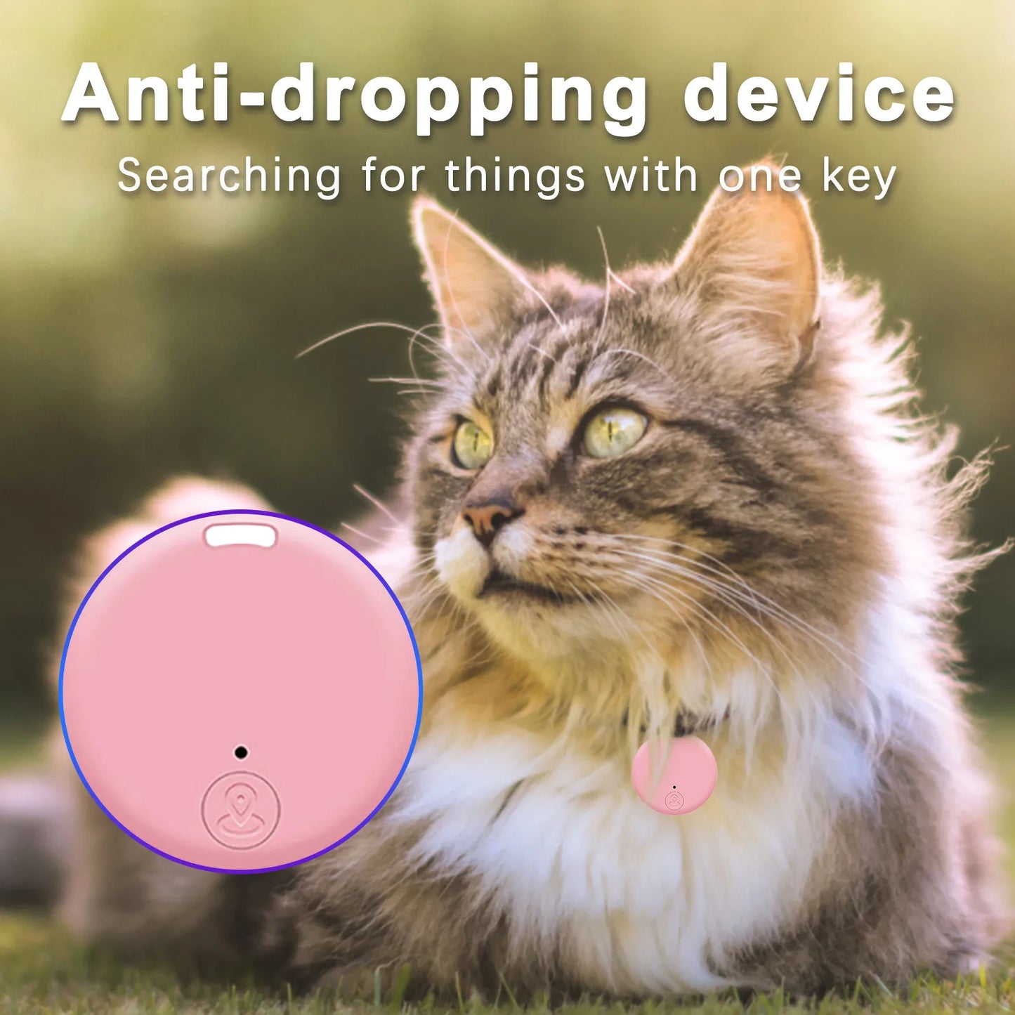 Mini GPS Locator & Anti-Lost Alarm – Bluetooth Smart Keychain Tracker for Keys, Wallets, Pets, Kids & Bags
